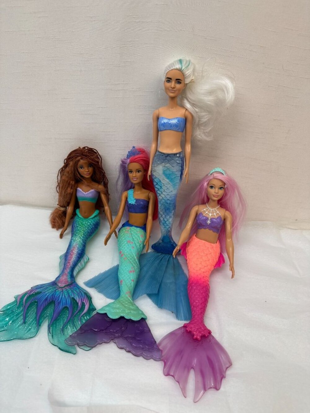 Barbie Mermaid dolls (4)-preowned
